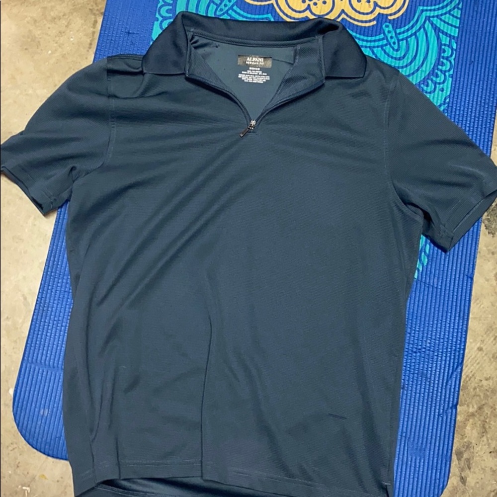 Alfani Zipper polo